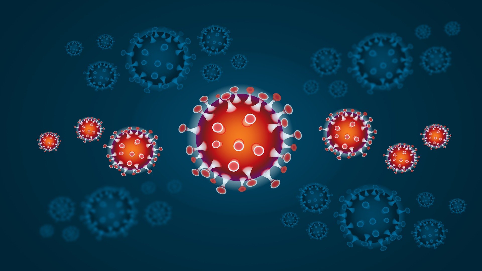 Grafik eines Viruses