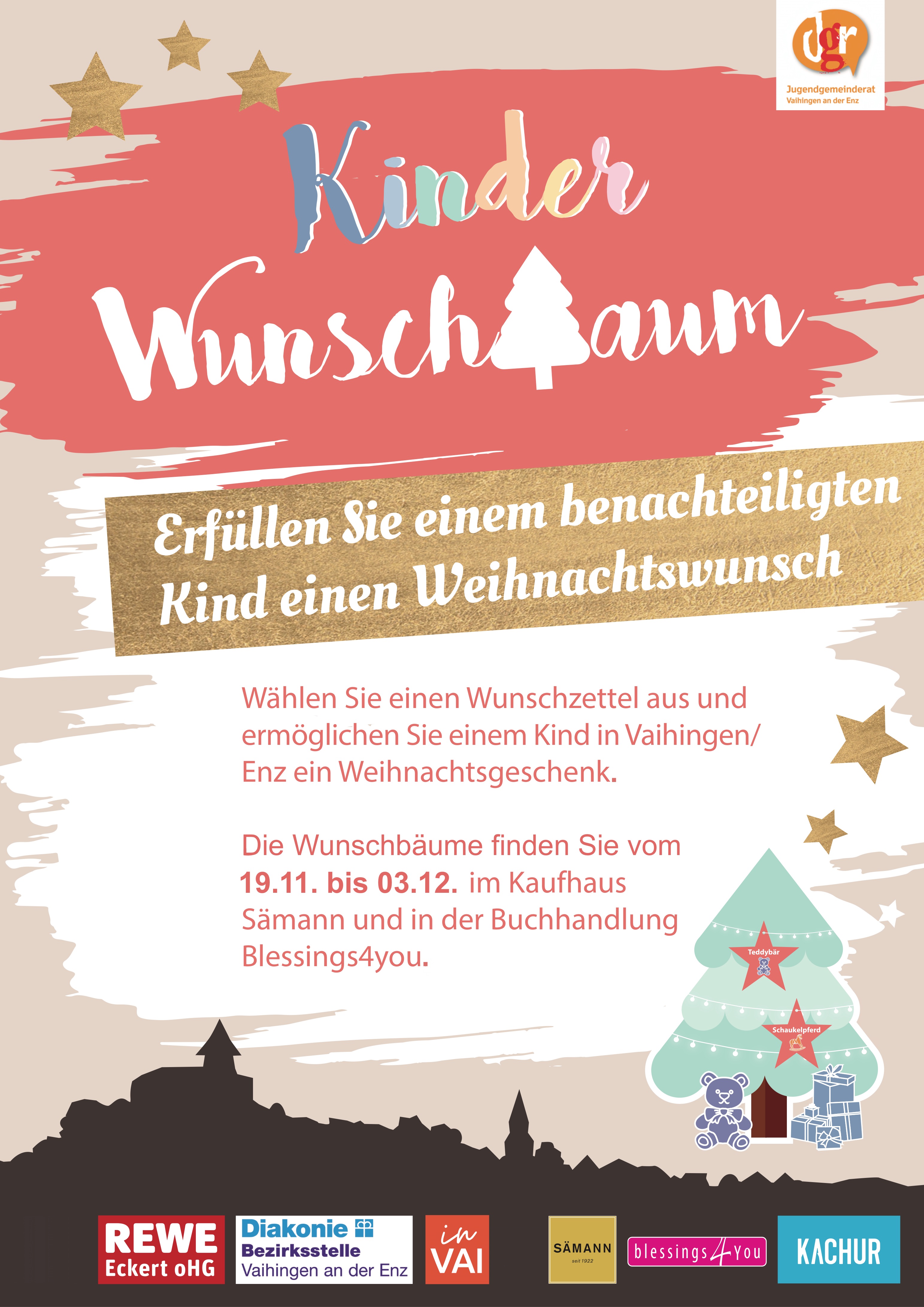 Plakat Wunschbaumaktion 2022