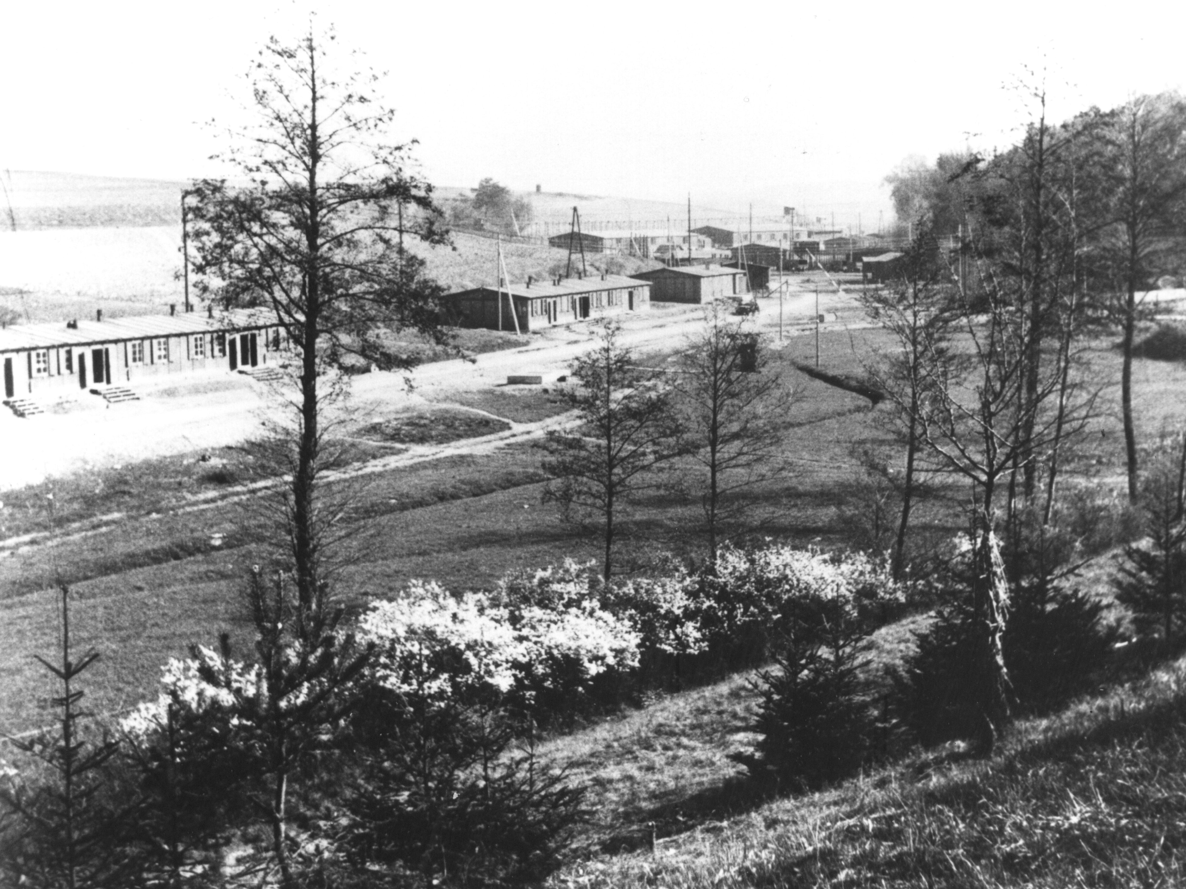 Das KZ Vaihingen an der Enz im Jahr 1945