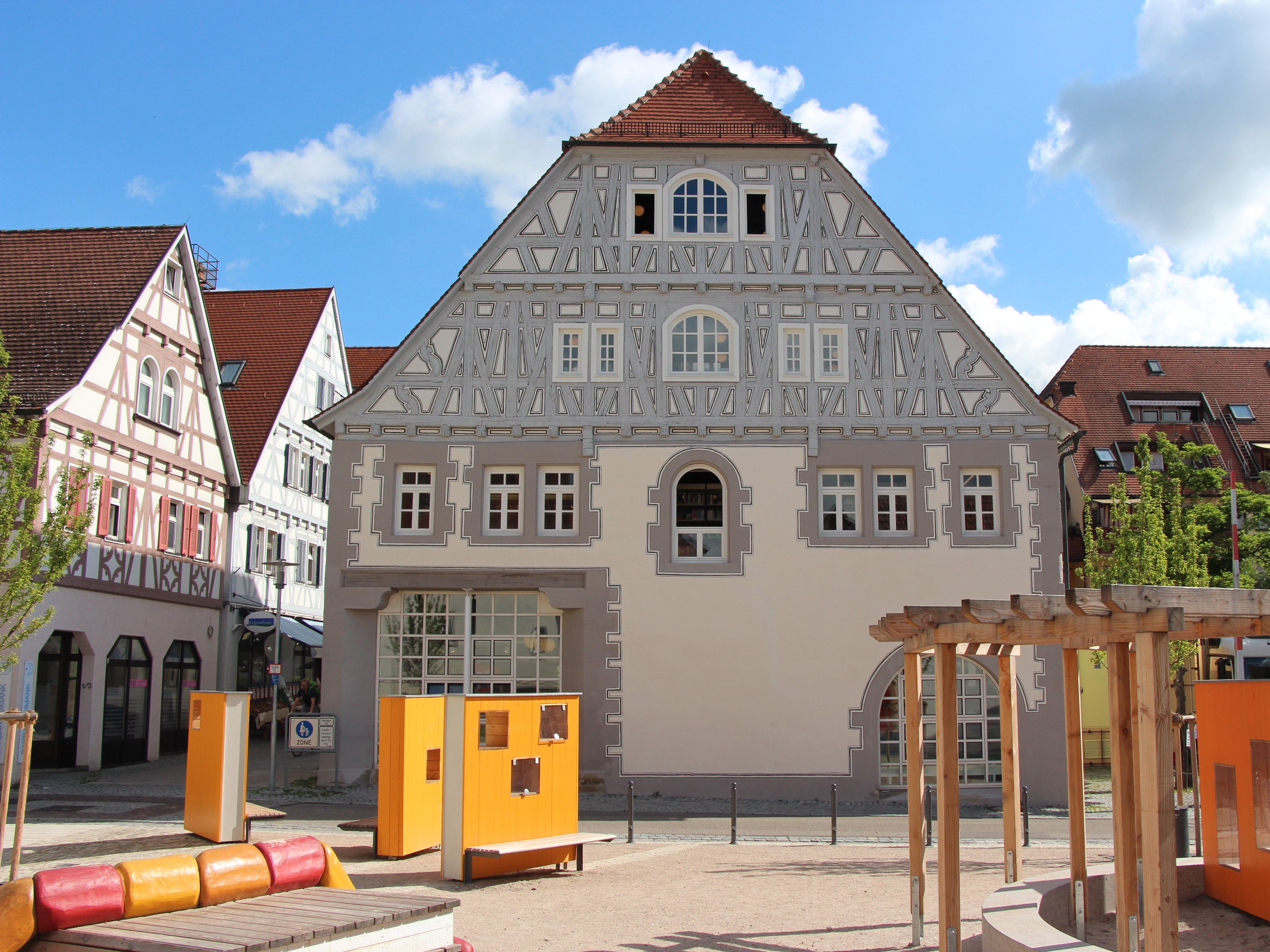 Die Stadtbücherei in Vaihingen