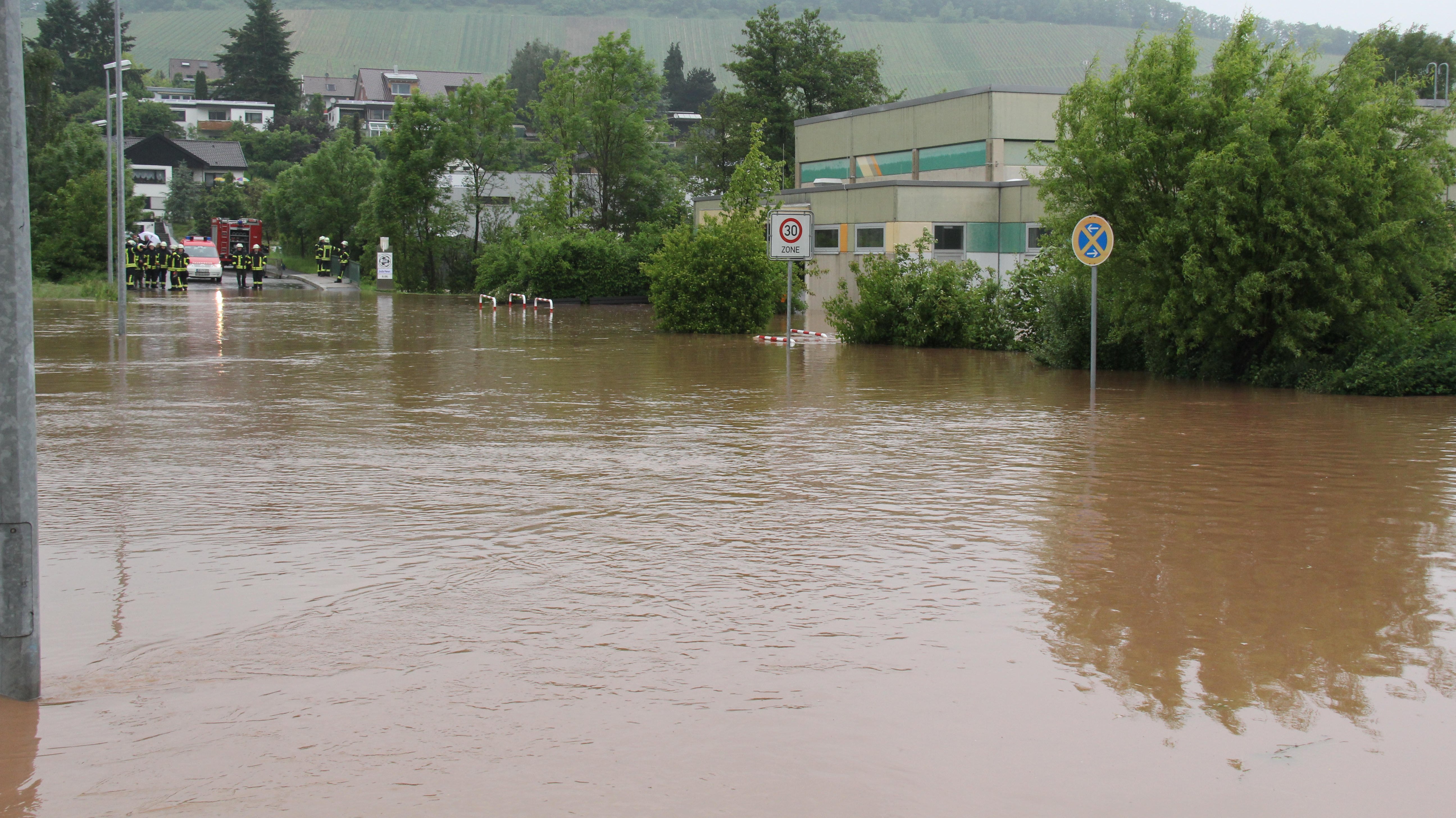 Hochwasser in Gündelbach
